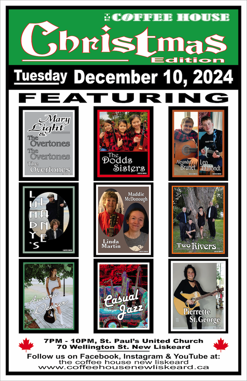 XDecember 10 2024 Coffee House POSTER CJKL